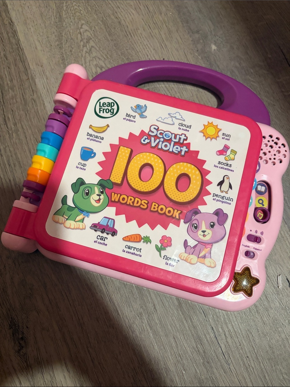 Scout & Violet 100 Words Book - Pink & Purple